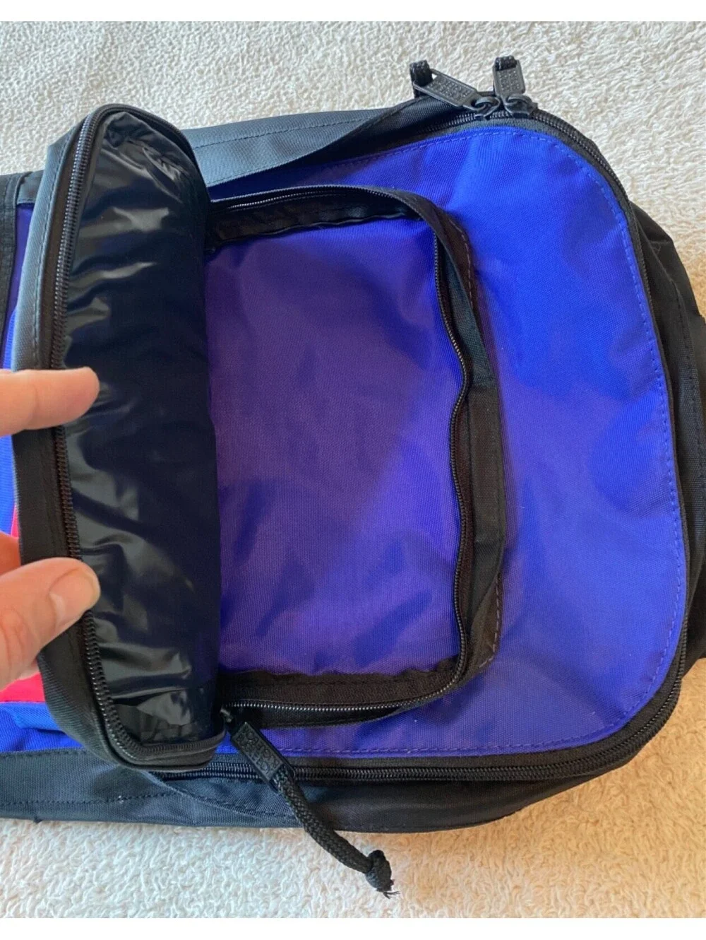 VTG Bugle Boy 90’s Bright Color Backpack CLEAN 12